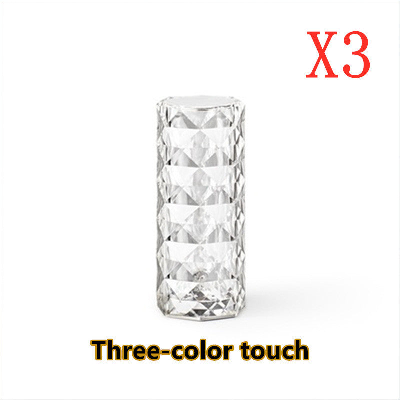 Nordic Crystal Lamp USB Lamp Decor