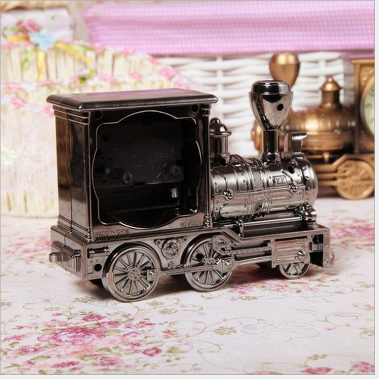 Creative Antique Style Locomotive Alarm Clock