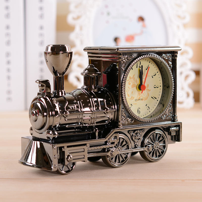 Creative Antique Style Locomotive Alarm Clock